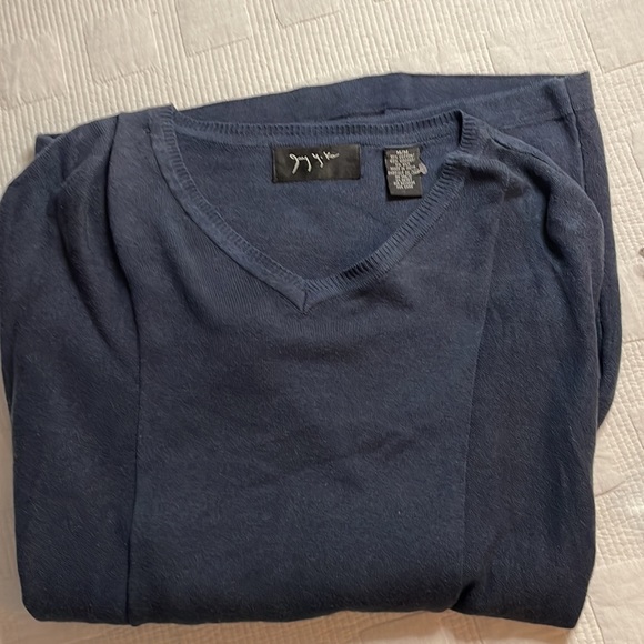Jay Y. Ko Blue Sweater/Shirt Men's Medium - Picture 4 of 12